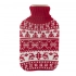 Hot water bottle in a sweater cover, 1.8 liters, dec. sweater Hot water bottle in a sweater cover, 1.8 liters, dec. sweater