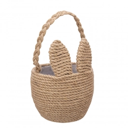 Jute basket 12x12x15 cm