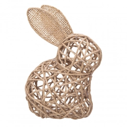 Jute rabbit 9x8x15 cm