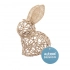 Jute rabbit 9x8x15 cm