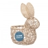 Jute rabbit 17x12x21 cm