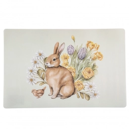 PVC table coaster 28x43 cm dec. Happy easter