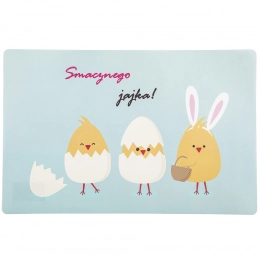 PVC table coaster 28x43 cm dec. Easter Egg