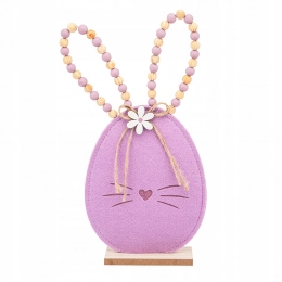 Felt rabbit 16x5x32 cm