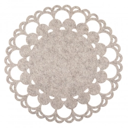 Round felt mat  38x38x0,3 cm B