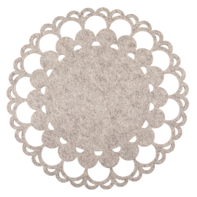 
                                            Round felt mat  38x38x0,3 cm B
                                            