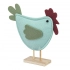 Фетровая мятная курица декоративная 18x18x5 см Фетровая мятная курица декоративная 18x18x5 см
