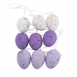 Set of 9 egg pendants mix color A