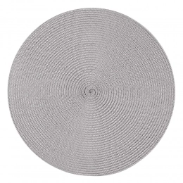 Table mat  PP dia. 38cm gray