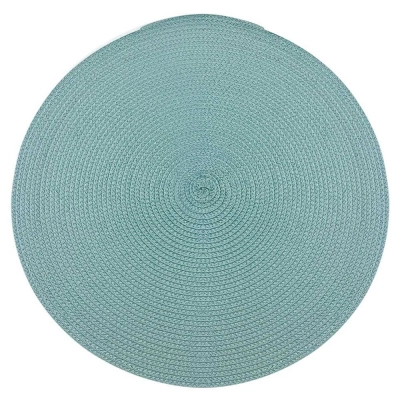 
                                            Straw table coaster 38 cm minty blue
                                            
