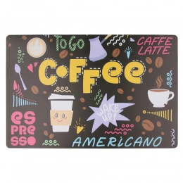 Table coaster 28x43 cm morning coffee C
