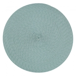 Table mat PP dia. 38 cm foggy green