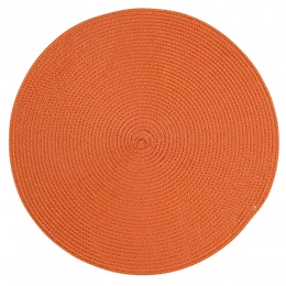 Table mat PP dia. 38 cm terracota