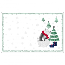 Winter Friends table coaster 28x43 cm dec. Bear