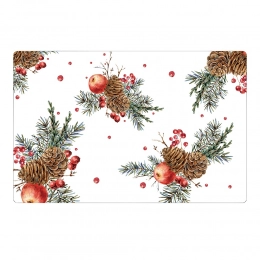 Cranberry table coaster 28x43 cm