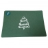 Rectangular felt placemat, 30x45 dec. green Christmas tree