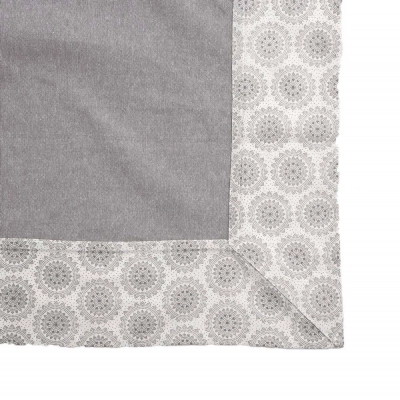 
                                            Table cloth 80x80 cm grey with grey decor
                                            