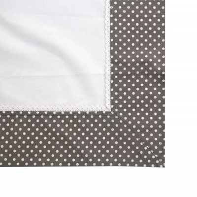 
                                            Obrus 80x80 cm bia³y, obszycie kropki	Table cloth 80x80 cm white with dots decor
                                            