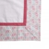 Table cloth 80x80 cm white with triangle decor Table cloth 80x80 cm white with triangle decor