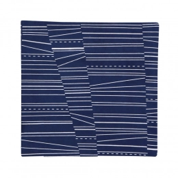 Printed with solid back and back zipper