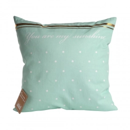 Gold foil print with back zipper