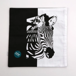 Cushion cover 40X40 cm wild animals Zebra