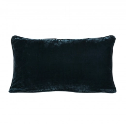 Cushion cover 30x50 cm velvet blue