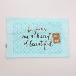 Cushion -foil print 30x50cm gold IBIZA III