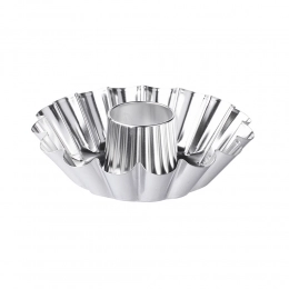 Baking tin corrugated dia.250 with sleeve