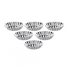 Set of 6 moulds dia. 90