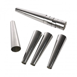 Set of 10 moulds for tubes