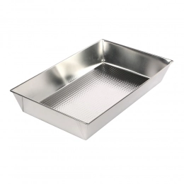 Baking tin sheet corrugated 390x235x70