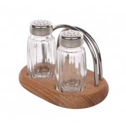 Spices set 2pcs with napkin holder president line