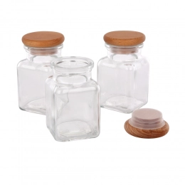 Set of 3 containers for spices 150ml president line