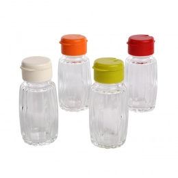 Glass salt shaker with flap 50ml