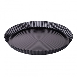 Baking tin for pizza 300 p.n black
