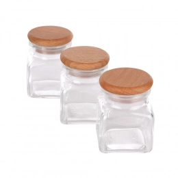 Set of 3 containers for spices 120ml president line