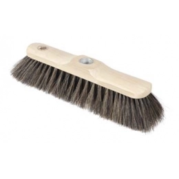 Sweeping brush waxed horsehair