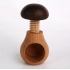 Wooden nutcracker mushroom