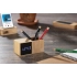 Desk clock with organizer BAMBOO