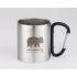 Mug with carabiner CAMPIC 200 ml