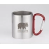 Mug with carabiner CAMPIC 200 ml