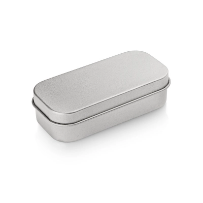 
                                            Small tin box for bigger USB flash drives (with inset)
                                            