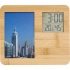 Bamboo weather station, photo frame