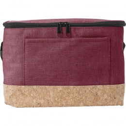 Cooler bag with cork finish