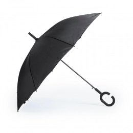 Umbrellas & Ponchos. Windproof automatic umbrella, C shaped handle