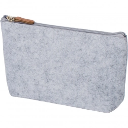 Travel. Felt RPET cosmetic bag