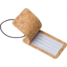 Travel. Cork luggage tag