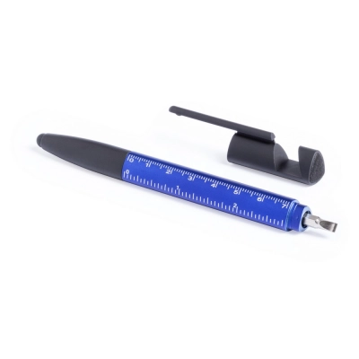 
                                                Multifunctional tool, ball pen, screen cleaner, ruler, phone stand, touch pen, screwdrivers
                                                