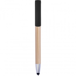 Bamboo ball pen, touch pen, phone stand